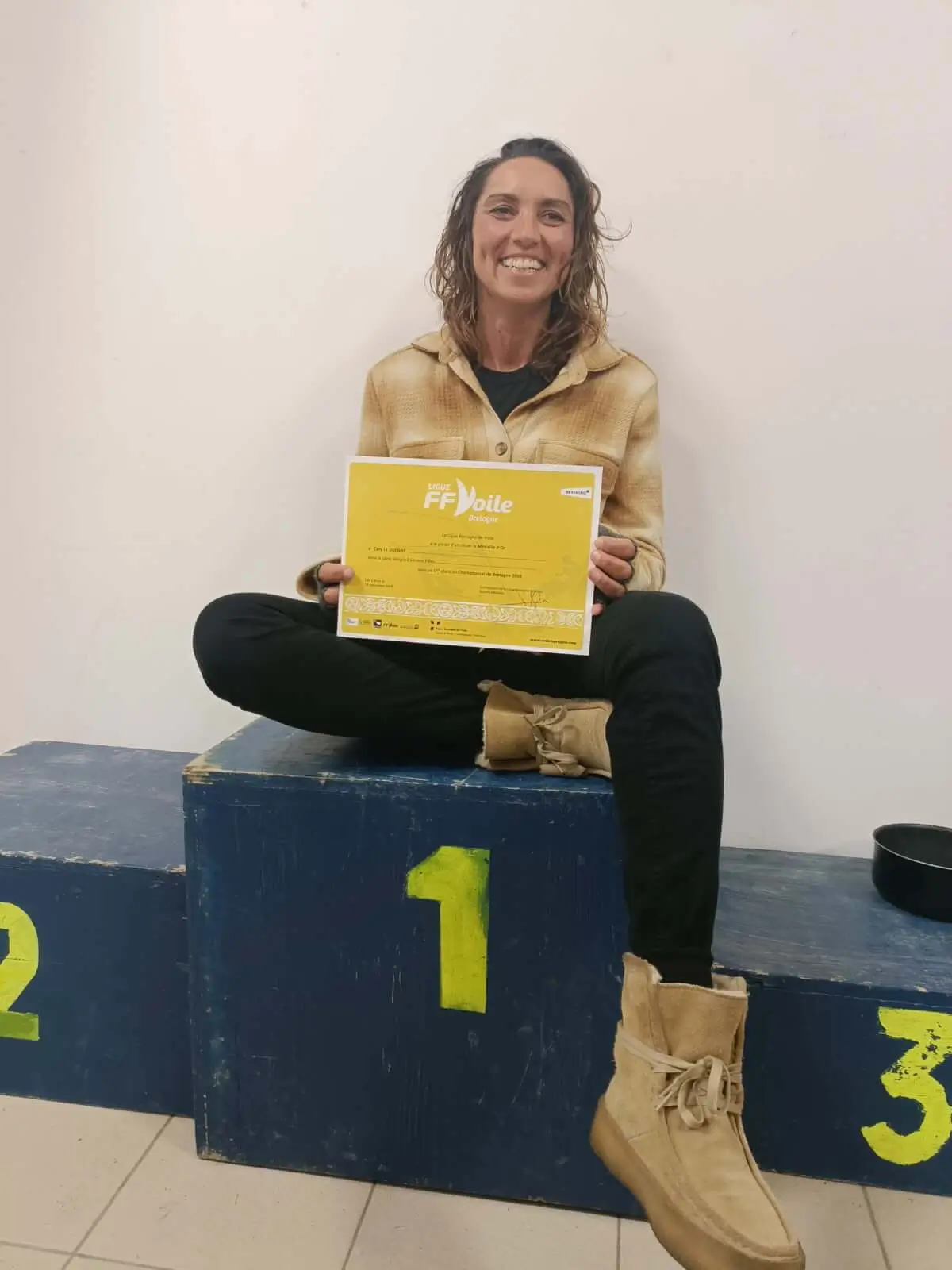 Caty Leguenne passionnée de sports de glisse